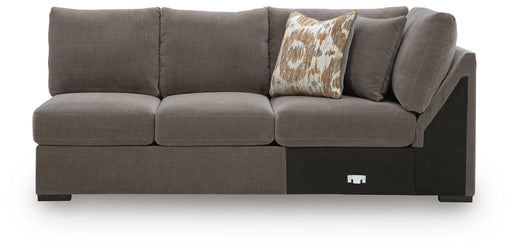 Larson Levee Right-Arm Facing Armless Loveseat with Wedge