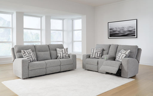 Biscoe Power Reclining Sofa and Loveseat