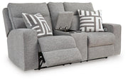 Biscoe Power Reclining Loveseat with Console