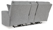 Biscoe Power Reclining Loveseat with Console