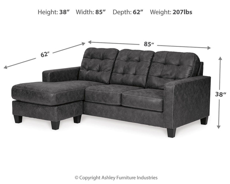 Venaldi Queen Sofa Chaise Sleeper