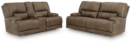 Beckley Place Power Reclining Sofa and Loveseat