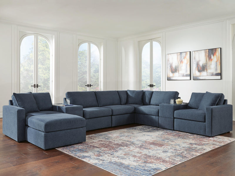 Modmax 8-Piece Sectional and Ottoman
