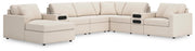Modmax 8-Piece Sectional with Audio System and Chaise