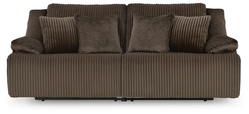 Top Tier 2-Piece Reclining Sectional Loveseat