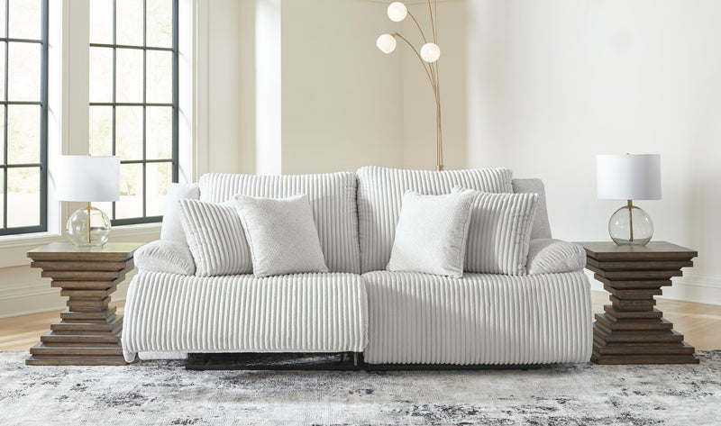Top Tier 2-Piece Reclining Sectional Loveseat