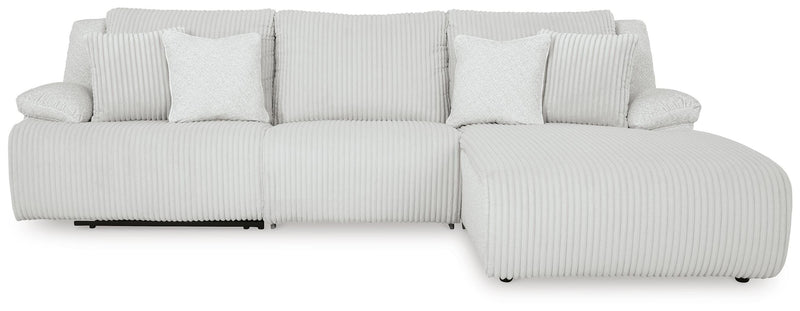 Top Tier 3-Piece Reclining Sectional Sofa Chaise