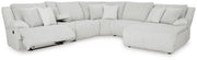 Top Tier 6-Piece Reclining Sectional with Chaise