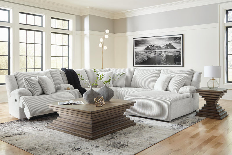Top Tier 6-Piece Reclining Sectional with Chaise