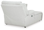 Top Tier Left-Arm Facing Power Reclining Back Chaise
