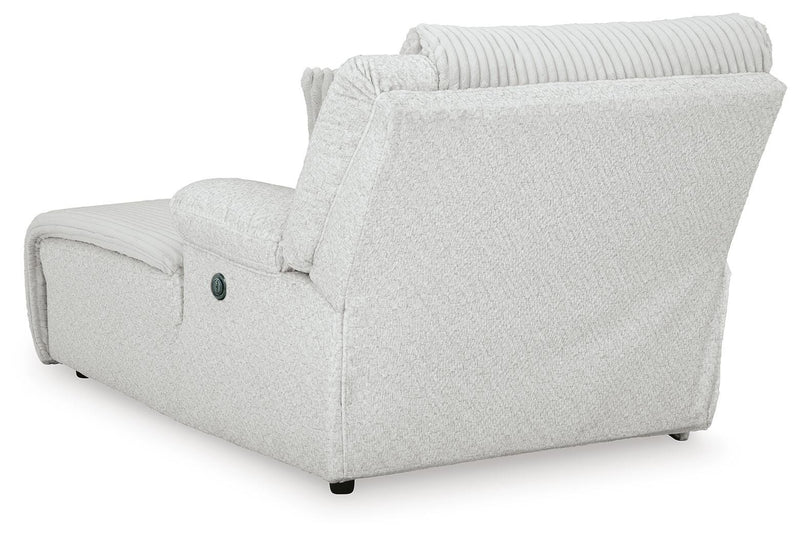 Top Tier Right-Arm Facing Power Reclining Back Chaise