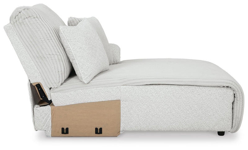 Top Tier Right-Arm Facing Power Reclining Back Chaise