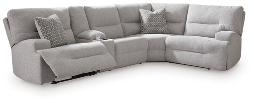 Acklen Place 5-Piece Power Reclining Sectional with Storage Console