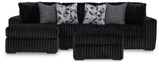 Midnight-Madness 2-Piece Sectional and Ottoman