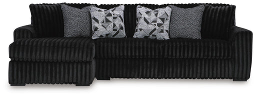 Midnight-Madness 3-Piece Sectional with Chaise