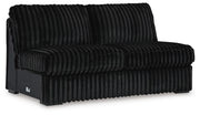 Midnight-Madness Armless Loveseat