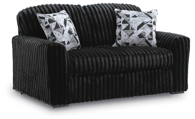Midnight-Madness Sofa and Loveseat