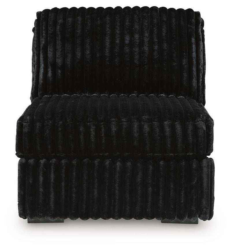 Midnight-Madness Armless Chair