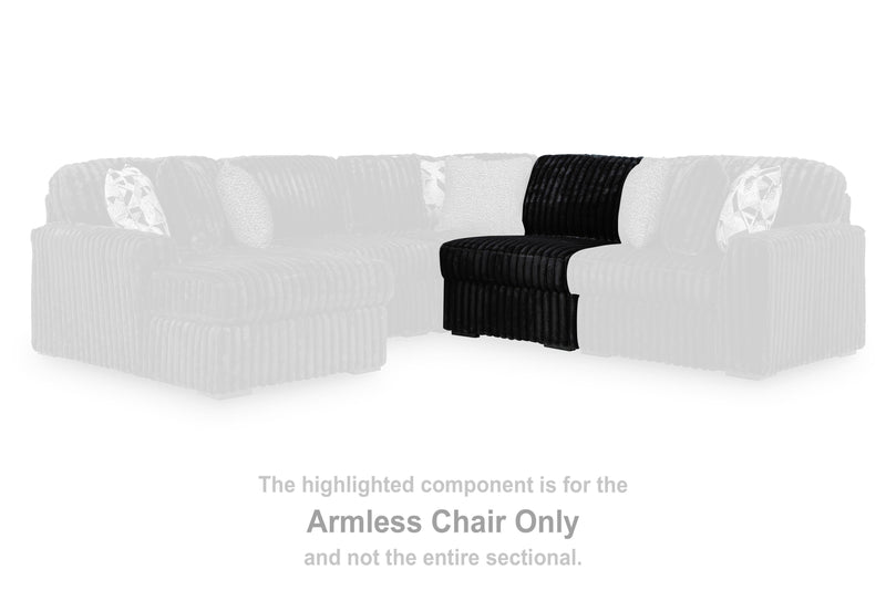 Midnight-Madness Armless Chair