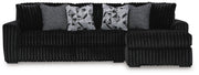 Midnight-Madness 2-Piece Sectional Sofa with Chaise