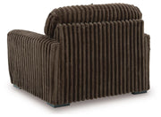 Midnight-Madness Sofa, Oversized Chair and Accent Ottoman