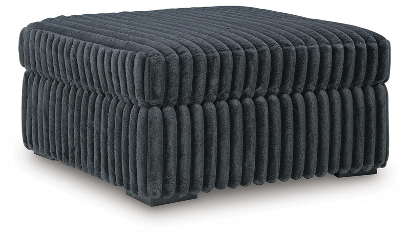 Midnight-Madness 4-Piece Sectional and Ottoman