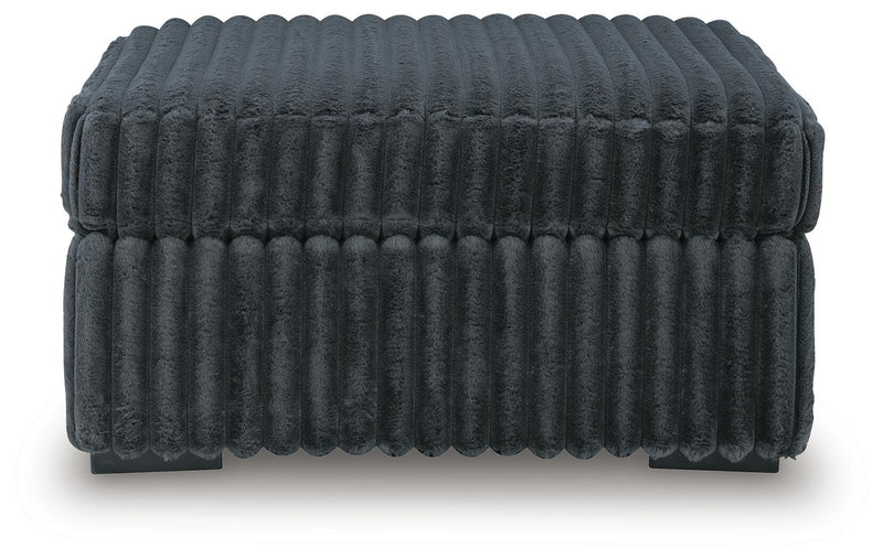 Midnight-Madness 4-Piece Sectional and Ottoman