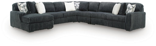 Midnight-Madness 5-Piece Sectional with Chaise