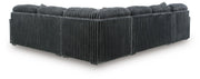 Midnight-Madness 4-Piece Sectional and Ottoman