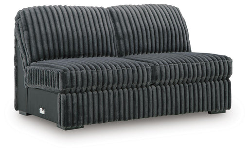 Midnight-Madness Armless Loveseat