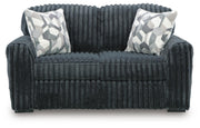 Midnight-Madness Sofa, Loveseat and Oversized Chaise