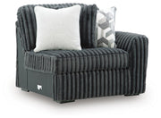 Midnight-Madness Right-Arm Facing Corner Chair
