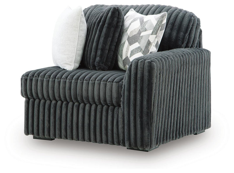 Midnight-Madness Right-Arm Facing Corner Chair