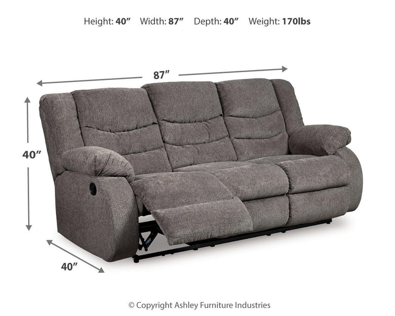 Tulen Reclining Sofa and Loveseat