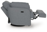 Alainmont Next-Gen Nuvella Swivel Power Recliner
