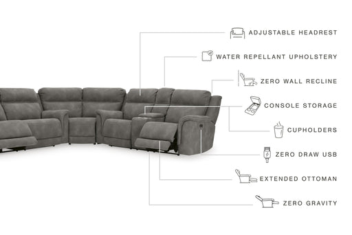 Next-Gen Durapella 3-Piece Power Reclining Sectional