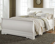 Anarasia Queen Sleigh Bed and Nightstand