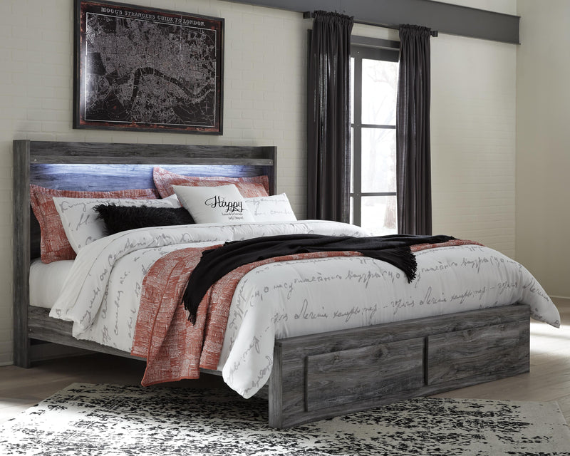 Baystorm King Panel Bed with 2 Storage Drawers