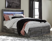 Baystorm Queen Panel Bed with 4 Storage Drawers