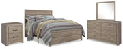 Culverbach Queen Panel Bed, Dresser, Mirror and Nightstand