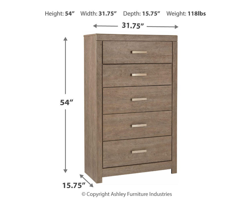 Culverbach Queen Panel Bed with Chest