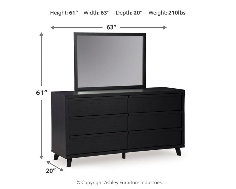 Danziar Queen Bed, Dresser, Mirror, Chest and Nightstand