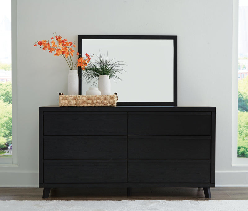 Danziar Queen Panel Bed, Dresser and Mirror