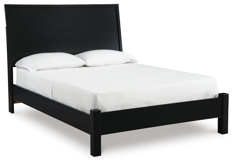 Danziar Queen Panel Bed, Dresser and Mirror