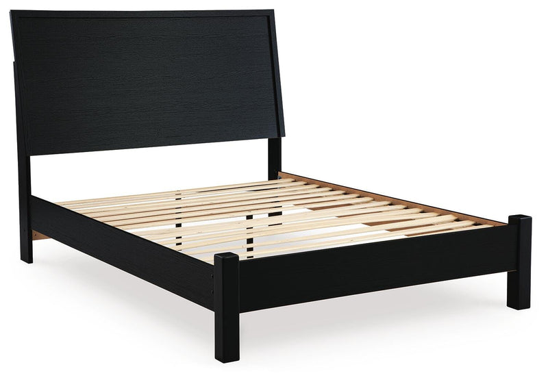 Danziar Queen Panel Bed, Dresser and Mirror