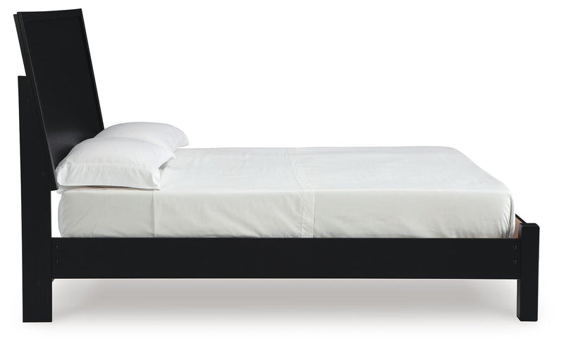 Danziar Queen Panel Bed, Dresser and Mirror