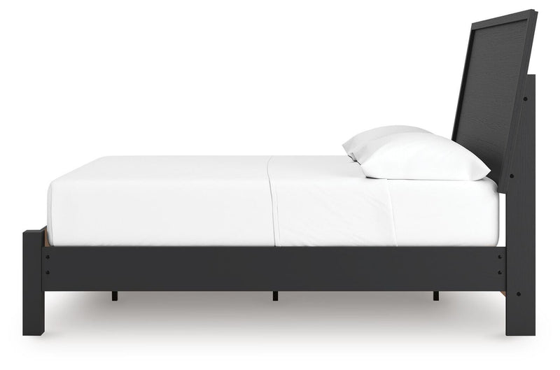 Danziar Full Panel Bed, Dresser and Mirror