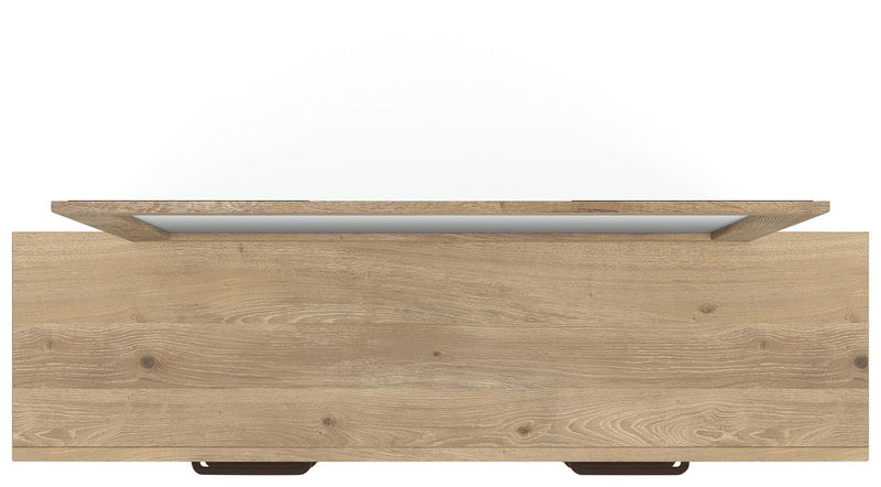 Brozmont Full Panel Platform Bed, Dresser and Mirror