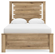 Brozmont Full Panel Bed, Dresser and Mirror