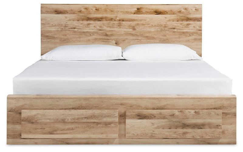 Hyanna King Panel Storage Bed with 2 Under Bed Storage Drawers